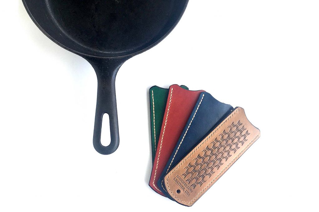 Cast Iron Pan Holder Longfellow Leather